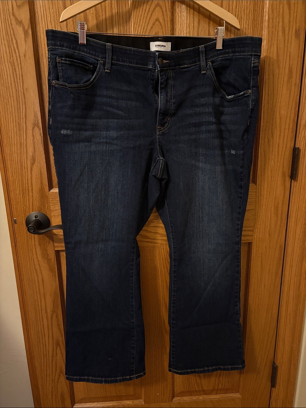 Sonoma Women’s 20 SHORT Dark Indigo Bootcut Jeans